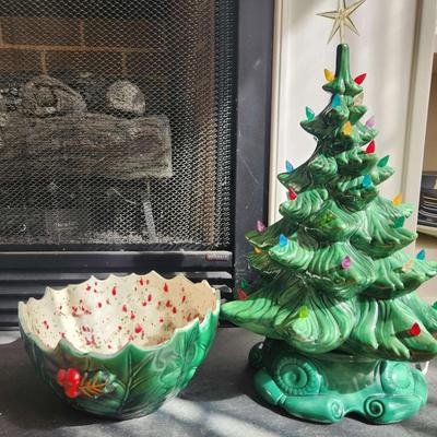 Vintage Ceramic Christmas Tree