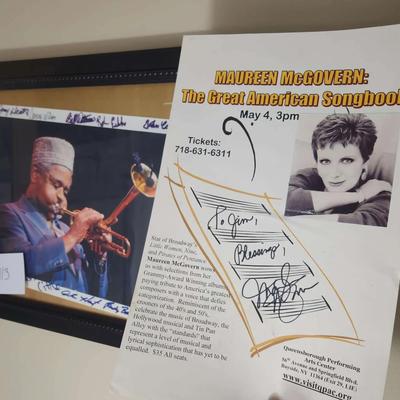 Dizzy Gillespie Photograph With Autographs