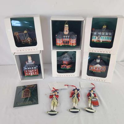 Colonial Williamsburg Glass Ornaments And More