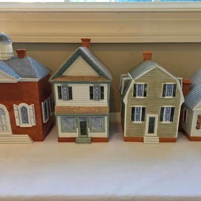 Historical Building Canister Set