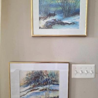 "Snow Storm " & "The First Snow" By Tina Kaufman