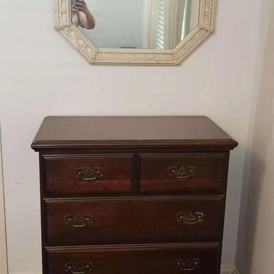 Chest Of Drawers And Mirror 