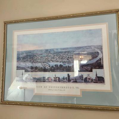 View Of Fredericksburg Print