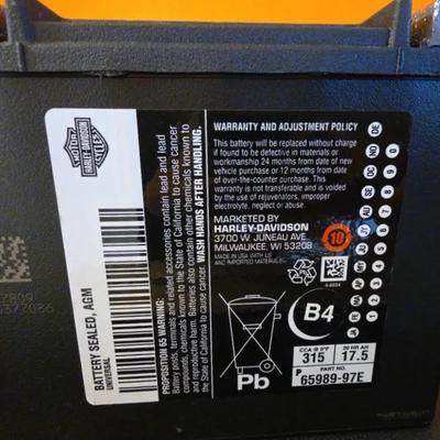 Harley Davidson Motorcycle Battery