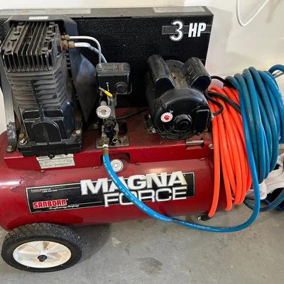 Sanborn Magna Force 3HP Air Compressor W/ Hoses