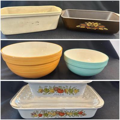 Lot of Kitchenware: Anchor Hocking, Corningware & More