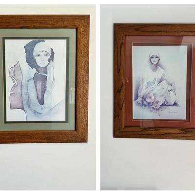 “Moshgan” By Sara Moon & “Simone” By Christine Rosamond Prints