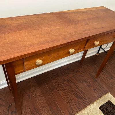 Scandinavian Style 2 Drawer Console Table 
