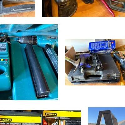 Mystery Tool Lot & Keller 6’ Step Ladder
