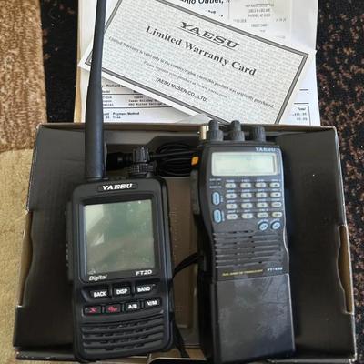 Yaesu FT2DR/DE Digital/Analog, Yaesu FT530 Dual Band FM Transceiver & MFJ HF/VHF SWR Analyzer