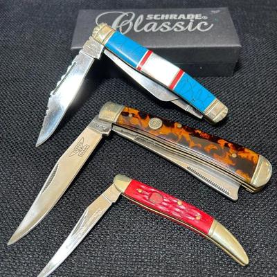 Schrade Classic, Rough Rider And Frost Family Picket Knives