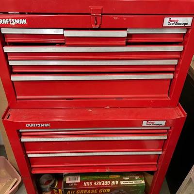 Craftsman Roller Tool Cabinet And Top Chest With Tools 