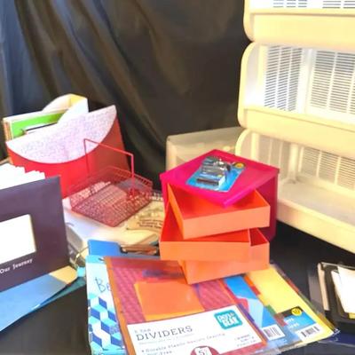 Lot 127:  Office & Craft Supply Organization Lot