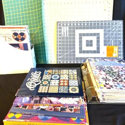 Lot 135:  Quilting Mats And Pattern Books