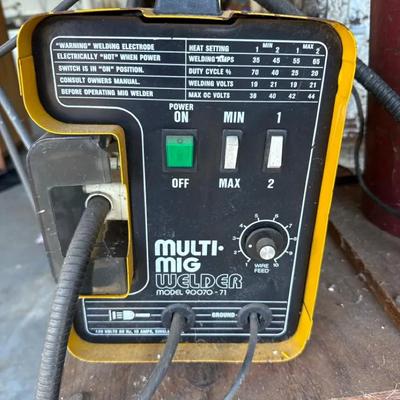 Lot 513: Multi-MIG Welder – Model 90070-71, 120V Compact Wire Feed Welder