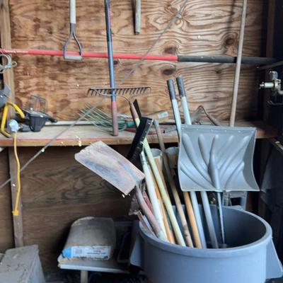 Lot 527: various Yard Tools, And Other Useful Items