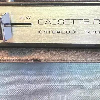 Lot 134:  Vintage Car Stereo 8-Track Cassette Player – “Cassette Pack” Model