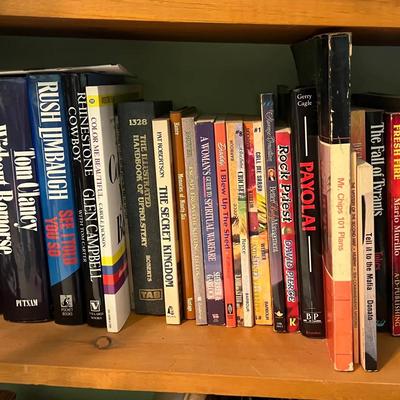 Lot 356: Large Shelf of Inspirational, Religious & Biographical Books