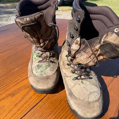 Lot 507: Guide Gear Waterproof Hunting Boots – Thinsulate Ultra 1200g, Size 10.5 EE