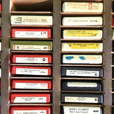 Lot 130:  Lot of Vintage 8 Tracks (Tapes Only)