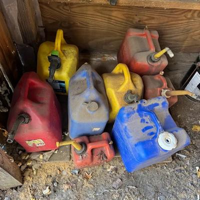 Lot 257:  Plastic Gas Cans