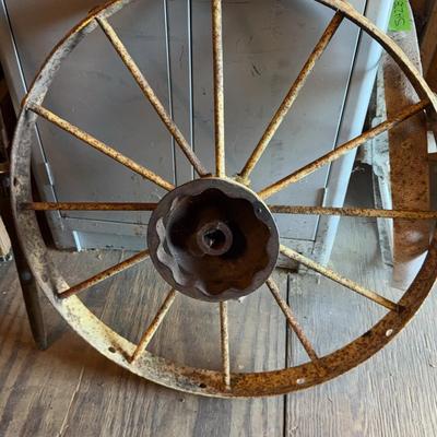 Lot 529: 30” Farm Wheel