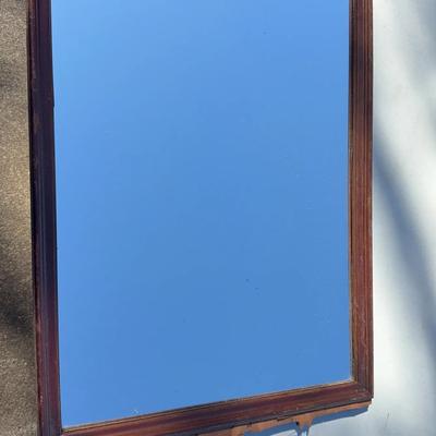 Lot 518: 30” X 22” Wooden Framed Mirror