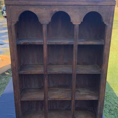 Lot 209: Wood Wall Display Shelf
