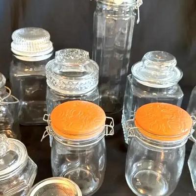 Lot 139:  Lot Of Glass Jars