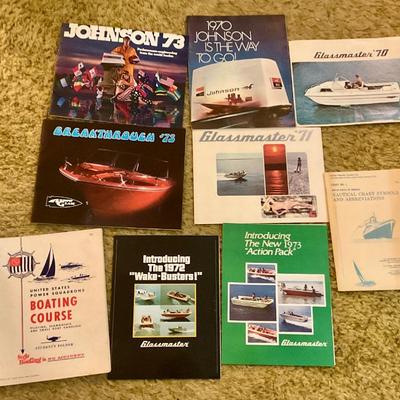 Old boat brochures 