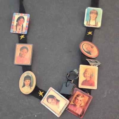 Vintage American Girl Pins on Lanyard - 8 in All