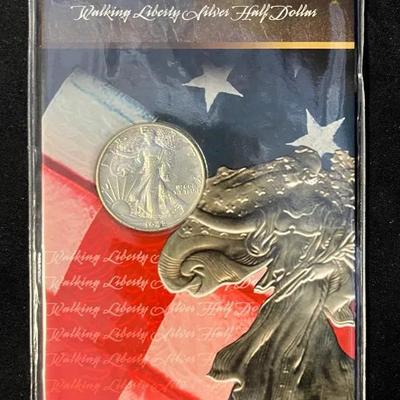 World War 2 Liberty Walking Silver Half Dollar 