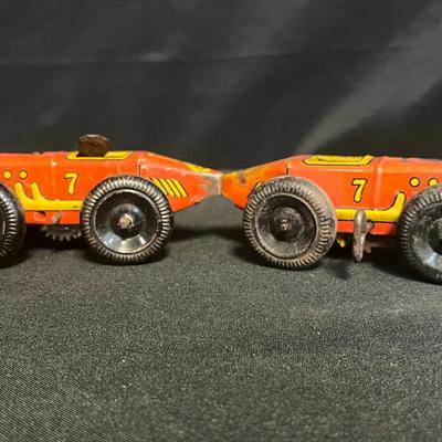 (2) Vintage No. 7 Indy Litho Racers 