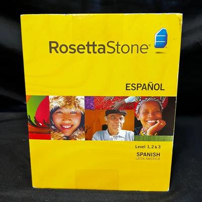New, Factory Sealed Rosetta Stone Spanish Level 1, 2, & 3
