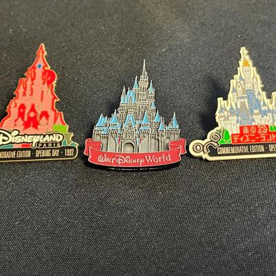 Commemorative  Tokyo, Opening Day Paris, Cinderella Pins #2