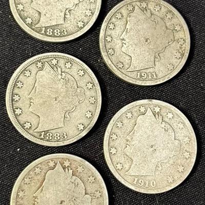 Liberty Head V Nickles 