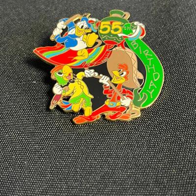 3 Caballeros 55th Birthday Banner Pin #2 