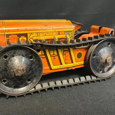 Vintage Marx Caterpillar Tin Toy (1950s) 