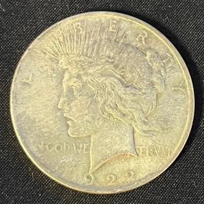 1922 Silver Peace Dollar 