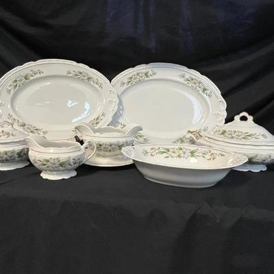Dogwood Fine China By Royal Jackson Serving Dishes