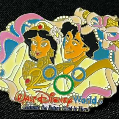 Disney Aladdin And Jasmine Wedding 2000 Limited Edition Of 5000 Pin