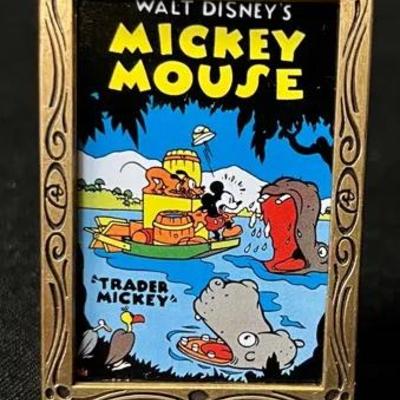 Mickey Mouse Trader Mickey Poster Limited Edition Of 3,000 Pin