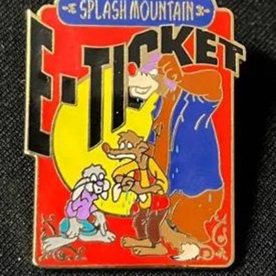 Disney Splash Mountain E-Ticket Limited Edition Of 5000