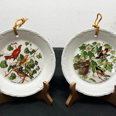 John James Audubon Set Of 2 6” Plates