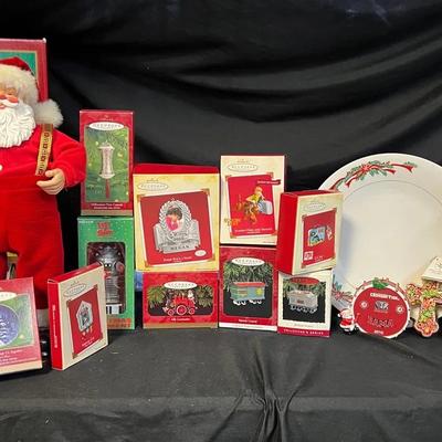 Jingle Bell Rock Santa, Hallmark Ornaments, Miscellaneous Christmas