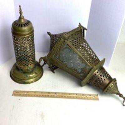 Copper lanterns