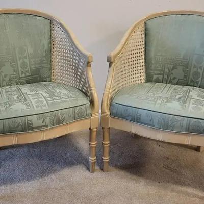 (2) Caned Chairs (BR)