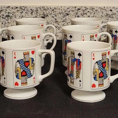 Vintage Grand Slam by JSC Playing Card Mugs (FHC)