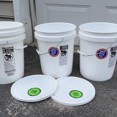 Food Grade 5G Buckets/lids 