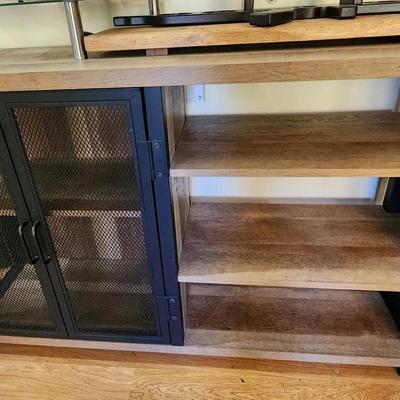 Kitchen Bar Stand/Cabinet - Metal And MDF